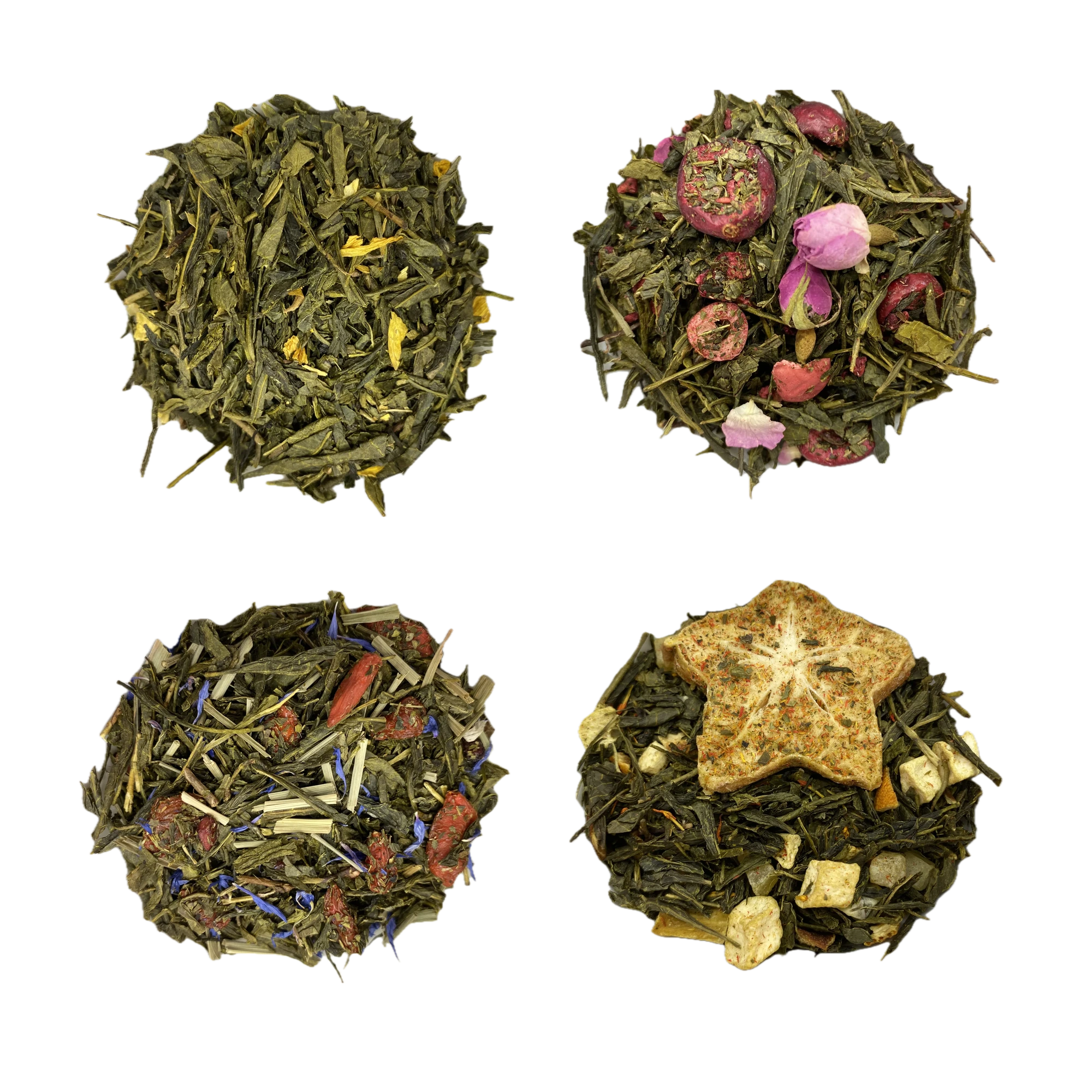 Surtido - Verde Afrutado · 4 variedades de té e infusiones