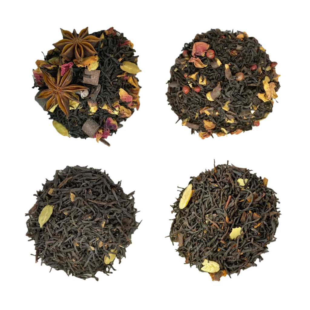 Surtido Perfecto Para Leche · 4 variedades de té e infusiones